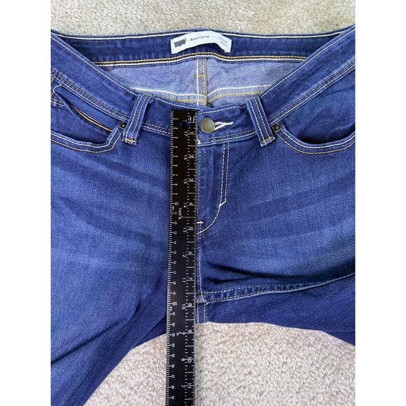 Levi's Bold Curve Jeans Women's 11M Low Rise Skinny Stretch Dark Wash C535 - Picture 11 of 15